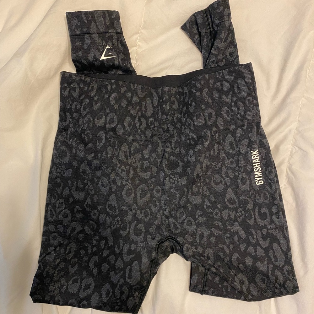 Gymshark Black Leopard Leggings